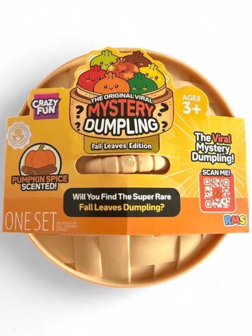 🍁 RMS | PUMPKIN SPICE FALL LEAVES EDITION Squishy Dumpling - Mystery Fidget Toy